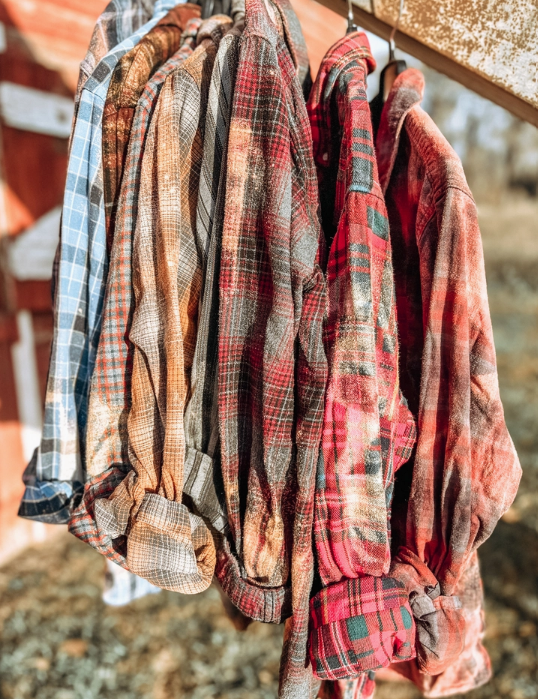 Vintage Bleached Flannels