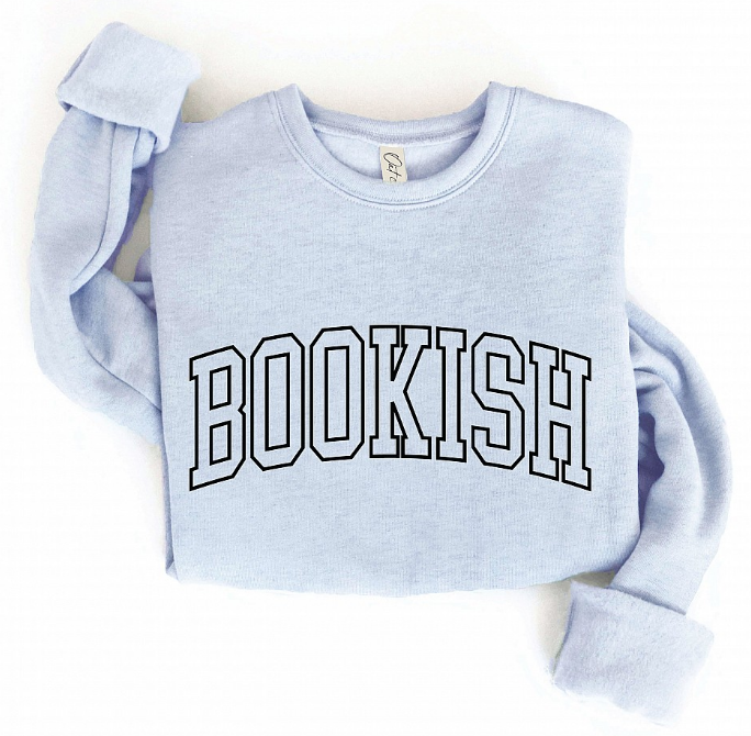 Bookish Graphic Fleece Sweatshirt