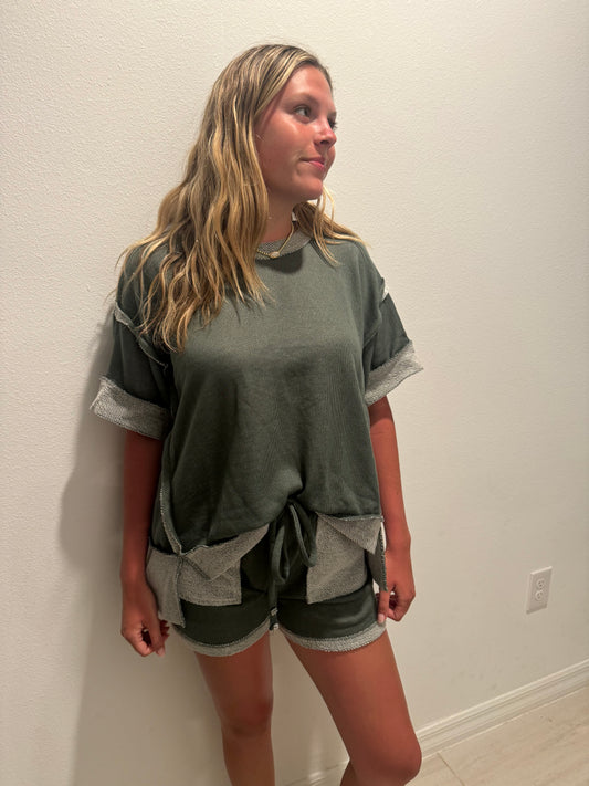 Savannah Loop Terry Top & Short Set
