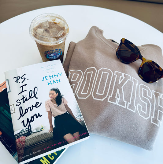 Bookish Graphic Fleece Sweatshirt - Sage