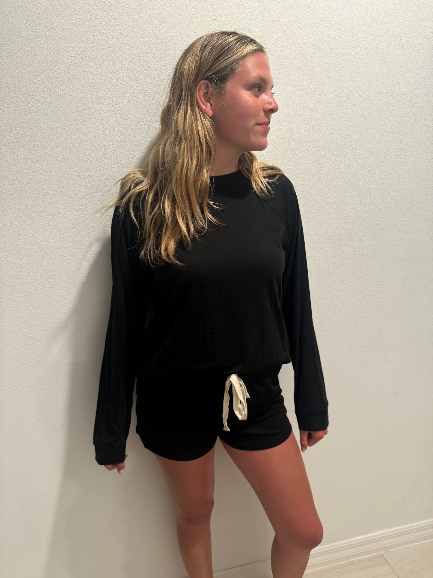 Comfy Nights 2pc Set - Black