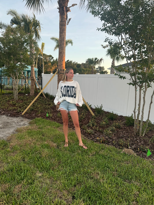 Florida Oversized Graphic Sweatshirt