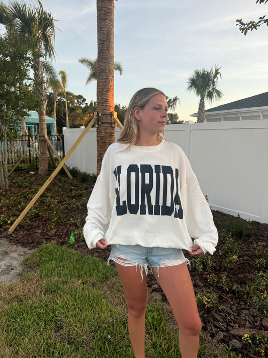 Florida Oversized Graphic Sweatshirt