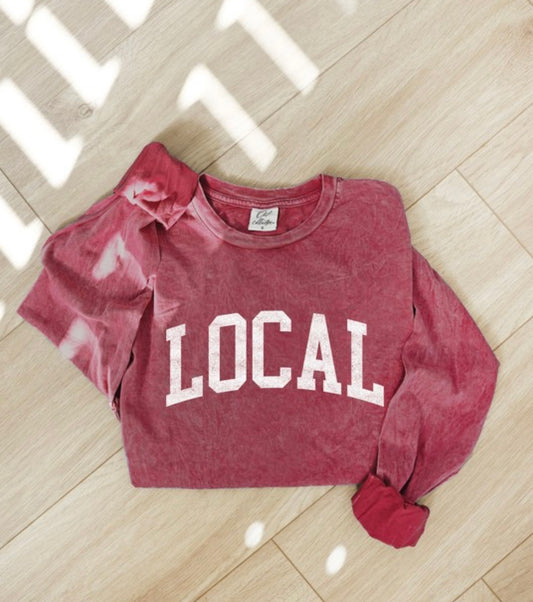 Local Mineral Washed Long Sleeve Graphic