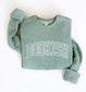 Bookish Graphic Fleece Sweatshirt - Sage