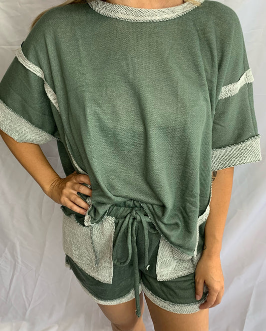 Savannah Loop Terry Top & Short Set