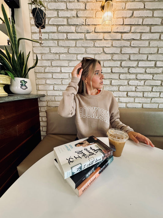 Bookish Graphic Fleece Sweatshirt