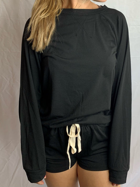 Comfy Nights 2pc Set - Black
