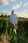 Raelynn Denim Hooded Sweatshirt