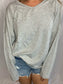 Hailey Gray Oversized Pocketed Long Sleeve