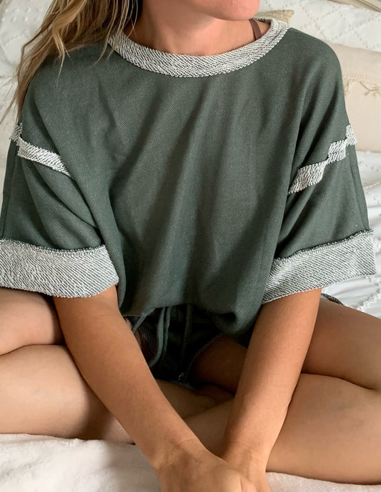 Savannah Loop Terry Top & Short Set