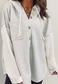 Button Up Knitted Hoodie